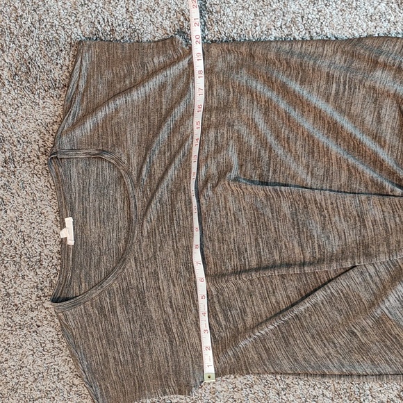 Jane and Delancey Brown & Black Short Sleeve Blouse Size Medium - Picture 4 of 7